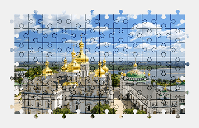 Пазлы Онлайн - Киево-Печерская Лавра