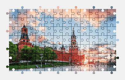 Пазлы Онлайн - Московский Кремль