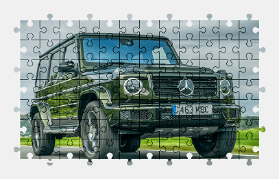 Пазлы Онлайн Mercedes-Benz