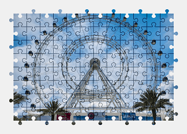 Пазлы Онлайн Колесо Обозрения Орландо Ай (Orlando Eye)