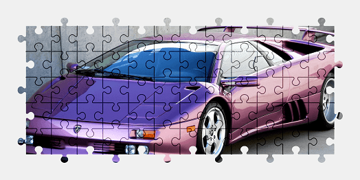 Пазлы Онлайн 1995 Lamborghini Diablo SE30