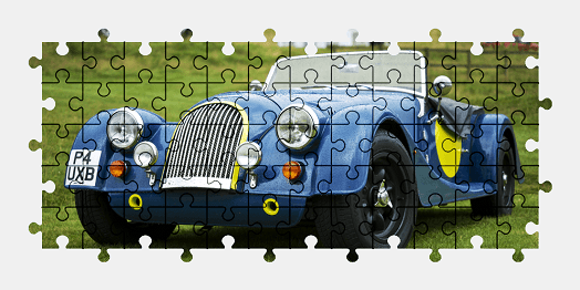 Пазлы Онлайн Morgan Plus 4