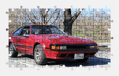 Пазлы Онлайн Toyota Supra MK2