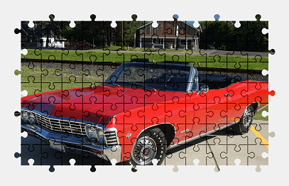 Пазлы Онлайн 1967 Chevrolet Impala