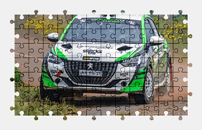 Пазлы Онлайн Peugeot 208