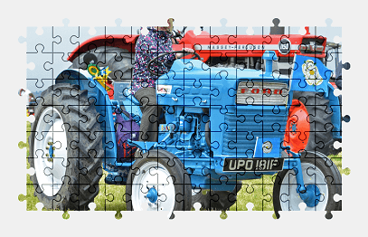 Пазлы Онлайн Трактор Ford 2000