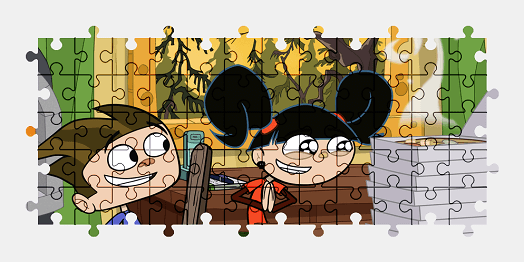 Пазлы Онлайн Camp Lakebottom
