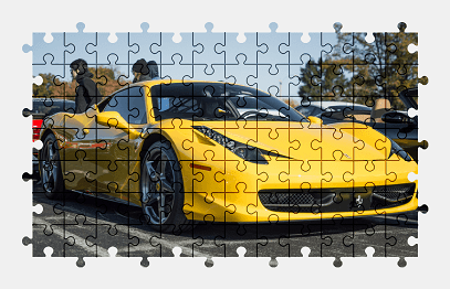 Пазлы Онлайн Ferrari 458 Italia