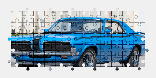 Пазлы Онлайн 1970 Mercury Cougar Eliminator