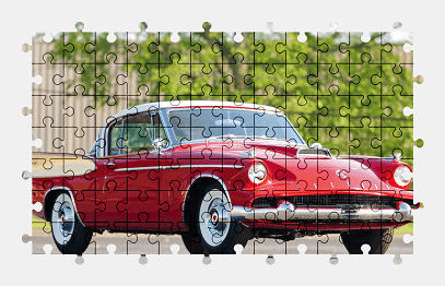 Пазлы Онлайн 1958 Packard Hawk