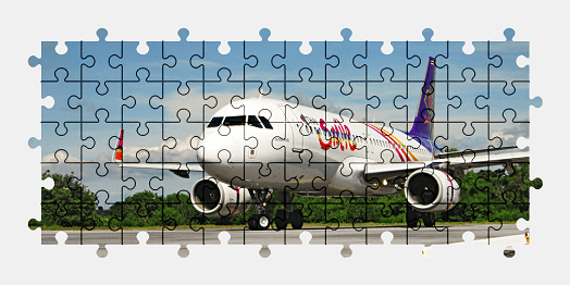 Пазлы Онлайн Самолёт Airbus A320-232(WL)
