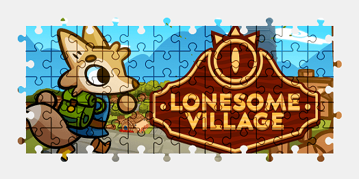 Пазлы Онлайн Lonesome Village
