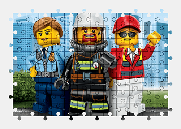 Пазлы Онлайн Минифигурки LEGO City