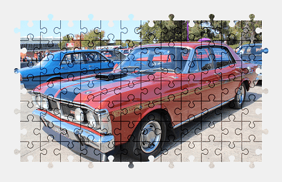 Пазлы Онлайн Ford Falcon 351-GT