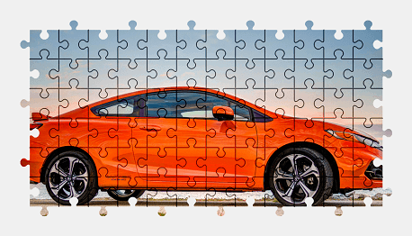 Пазлы Онлайн Honda Civic Si Coupe
