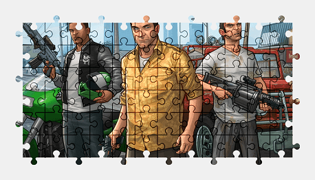 Пазлы Онлайн Grand Theft Auto