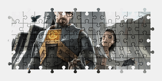 Пазлы Онлайн Half-Life