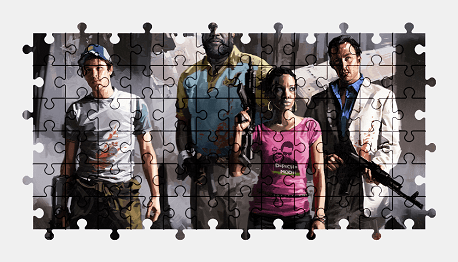 Пазлы Онлайн Left 4 Dead