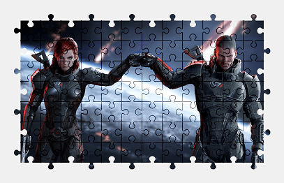 Пазлы Онлайн Mass Effect