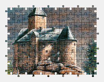 Пазлы Онлайн Замок