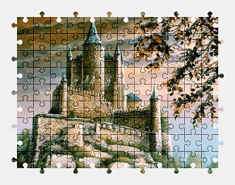 Пазлы Онлайн Замок