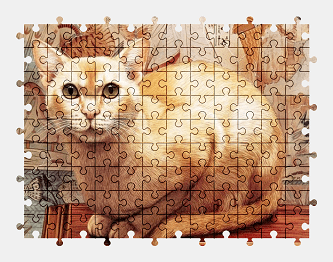 Пазлы Онлайн Кошка