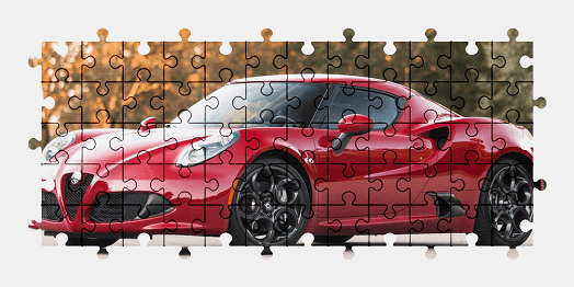 Пазлы Онлайн - Alfa Romeo 4C