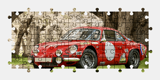 Пазлы Онлайн - Alpine A110