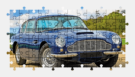 Пазлы Онлайн - Aston Martin DB6