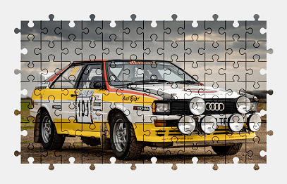 Пазлы Онлайн - Audi Quattro