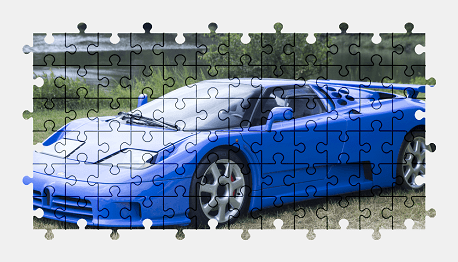 Пазлы Онлайн - Bugatti EB 110