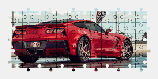 Пазлы Онлайн - Chevrolet Corvette