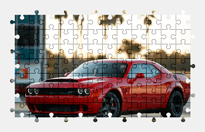 Пазлы Онлайн - Dodge Challenger