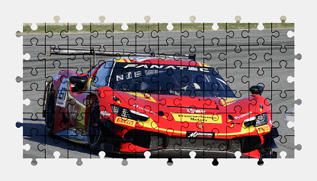 Пазлы Онлайн - Ferrari 296 GT3