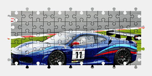 Пазлы Онлайн - Ferrari F430 Challenge