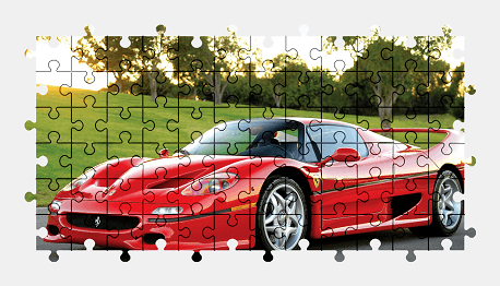 Пазлы Онлайн - Ferrari F50