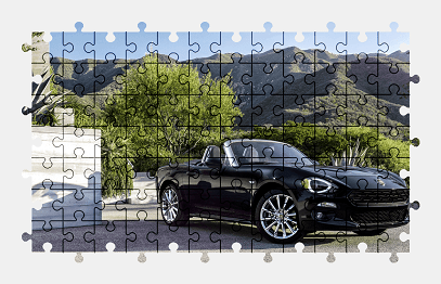 Пазлы Онлайн - Fiat 124 Spider