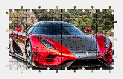 Пазлы Онлайн - Koenigsegg Regera