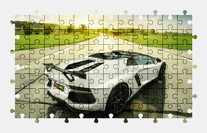 Пазлы Онлайн - Lamborghini Aventador