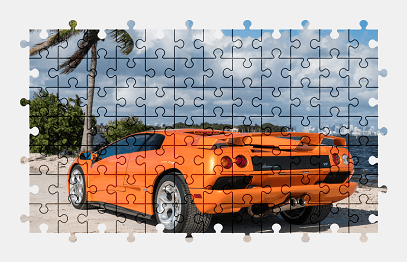 Пазлы Онлайн - Lamborghini Diablo