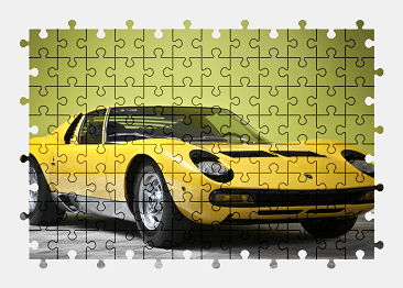 Пазлы Онлайн - Lamborghini Miura