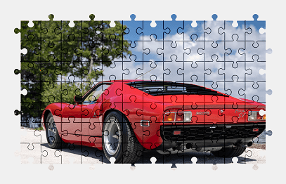 Пазлы Онлайн - Lamborghini Miura