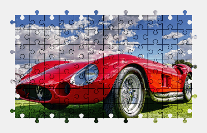Пазлы Онлайн - Maserati 300S