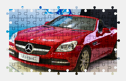 Пазлы Онлайн - Mercedes-Benz SLK-Class