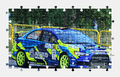 Пазлы Онлайн - Mitsubishi Lancer EVO