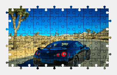 Пазлы Онлайн - Nissan GT-R