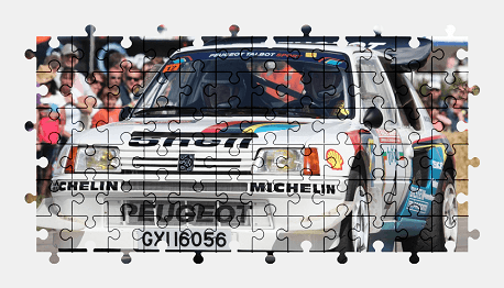Пазлы Онлайн - Peugeot 205 T16