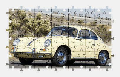 Пазлы Онлайн - Porsche 356