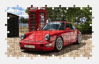 Пазлы Онлайн - Porsche 964
